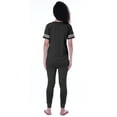 thumbnail image 4 of Moomaya Womens Plain Nightwear Set w/ Pyjama Cotton Sleepwear 2 Pcs Nightdresses, 4 of 8
