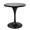 Black, variant on LeisureMod Verve Mid-Century Modern Dining Table with a 27" Round MDF Tabletop and Black Steel Pedestal Base for Kitchen and Dining Room, Black