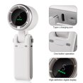 thumbnail image 4 of Ventilador Turbo Mano USB Recargable Ventilador Mano Plegable Cuello Colgable (blanco), 4 of 9