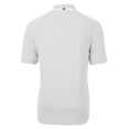 thumbnail image 3 of Men's Cutter & Buck Gray Charlotte Knights Big & Tall Virtue Eco Pique Stripe Recycled DryTec Polo, 3 of 3