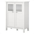 thumbnail image 2 of Broadview Bar Cabinet with 2 Door Wine Storage in White - Engineered Wood, 2 of 11
