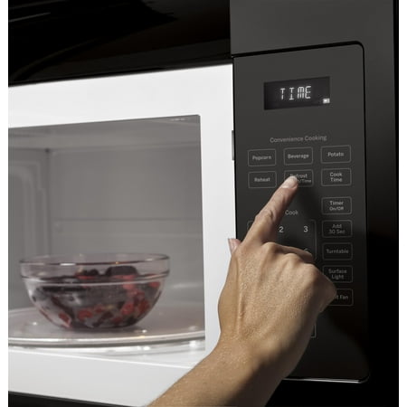 GE - 1.6 Cu. Ft. Over-the-Range Microwave - Black