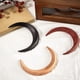 thumbnail image 5 of Horquilla para el pelo con forma de medialuna inspirada en la luna etérea: una horquilla de madera hecha a mano para un look atemporal, 5 of 6