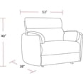 thumbnail image 2 of Pemberly Row XL Mediterranean Charcoal Extra Wide Power Glider Recliner Two Pack, 2 of 10