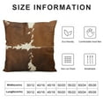 thumbnail image 5 of ONETECH  Brindle Brown White Home Decorative Rectangle Throw Pillow Cover Cushion Case Lumbar Design Printed Pillowcase, 5 of 5