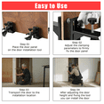 thumbnail image 6 of TEQIN Heavy-Duty Door Installation Kit,750 Lbs Door Stud,2-Pcs Door Dolly For 0 To 1.89 Inch Thick Pre-Hung,Front,And Slab Doors,Door Installation Tools,Door Lifter, 6 of 6