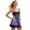Wolf Purple Galaxy, variant on Yuyamidu Wolf Tennis Dresses for Women with Shorts Purple Galaxy Athletic Dress for Women Size XS Comfy Spaghetti Straps Workout Dress Workout Golf Mini Dresses