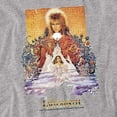 thumbnail image 2 of Labyrinth David Bowie Goblin King Movie T Shirt & Stickers (Athletic Heather) Small, 2 of 6