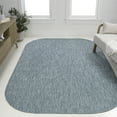 thumbnail image 4 of JONATHAN Y SHAPES 5 x 8 Area Rug, Miles Minimalist Radius Corner - Turquoise, SHP100F-5, 4 of 7