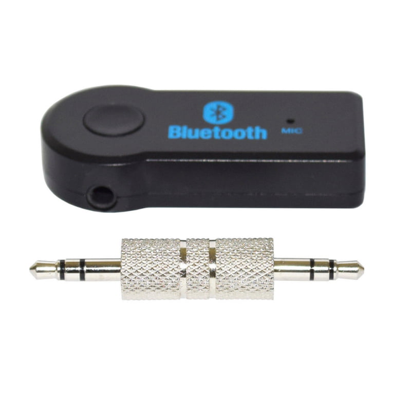Receptor Transmisor de Audio para Teléfono Móvil/Tablet PC/Altavoz/Auriculares Pusokei Transmisor/Receptor Bluetooth 2 en 1 Adaptador Portátil Portátil de 3,5 Mm 