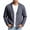 Mens Jacket Black, variant on Fall Tops for Men Vintage V Neck Denim Jacket Long Sleeve Pockets Fashion Streetwear Jean Coat Dad Gifts