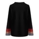 thumbnail image 5 of Moda mujer imprimir manga larga cómoda transpirable o-cuello camisa Tops Fridja  hj3129, 5 of 5