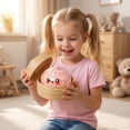 thumbnail image 4 of Dumpling Squishy Stuffed Bun Plush Toy, 3.35 Inches Soft Squeeze Doll with Steamer Basket for Desk Decoration and Display, 4 of 7
