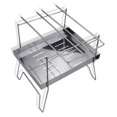 thumbnail image 1 of Greeniant Rejilla para parrilla de barbacoa resistente al calor, fogata, carne, soporte para asar a la parrilla, yardas, fiesta, Camping, senderismo, Estufas de camping Greeniant OD019662-00B, 1 of 6