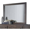 LifeStyle Solutions Crestview Mirror in Distressed Mahogany