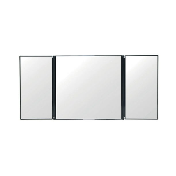 Espejo visera coche Car Visor Mirror Maquillaje Viajes Vanity Mirror Cosmetic Tríptico Auto Espejo Tomshoo Espejo visera coche