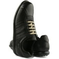 thumbnail image 4 of Camper Pelotas Men's Lace Up Sports Inspired Leather Shoes In Black Size 7, 4 of 6