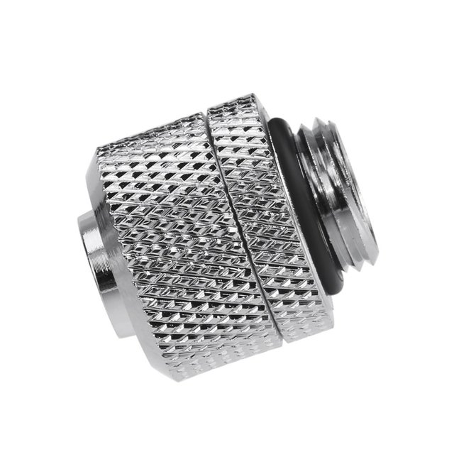Kuymtek Rosca externa G1/4 para tubo blando de 9,5 x 12,7 mm, refrigeración por agua, plata Kuymtek Componentes de la computadora