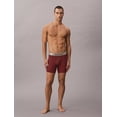 thumbnail image 2 of Calvin Klein Men's Brushed Microfiber Stretch Boxer Briefs Teenie Deluster Emblem/Dark Berry Large, 2 of 6