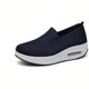 thumbnail image 1 of Zapatillas De Plataforma De Punto Transpirable Para Mujer, Zapatos Casuales Con Cojín De Aire, Zapatos Cómodos Para Caminar, 1 of 4
