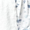 thumbnail image 4 of Lush Decor 100% Polyester Seaside Soft & Plush Sherpa Blanket Blue Single 30x40, 4 of 7