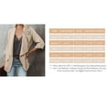 thumbnail image 5 of Womens Casual Blazer Jackets Roll Up Long Sleeve Open Front Work Office Business Blazers with Pocket, 5 of 5