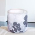 thumbnail image 3 of Panier de Rangement Floral Mini en Tissu, Organisateurs de Bureau (Gris), 3 of 7