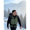 thumbnail image 2 of Krumba Men Quilted Puffer Vest Lightweight Sleeveless Zip Up Jackets for Winter Casual Olive Size M, 2 of 7