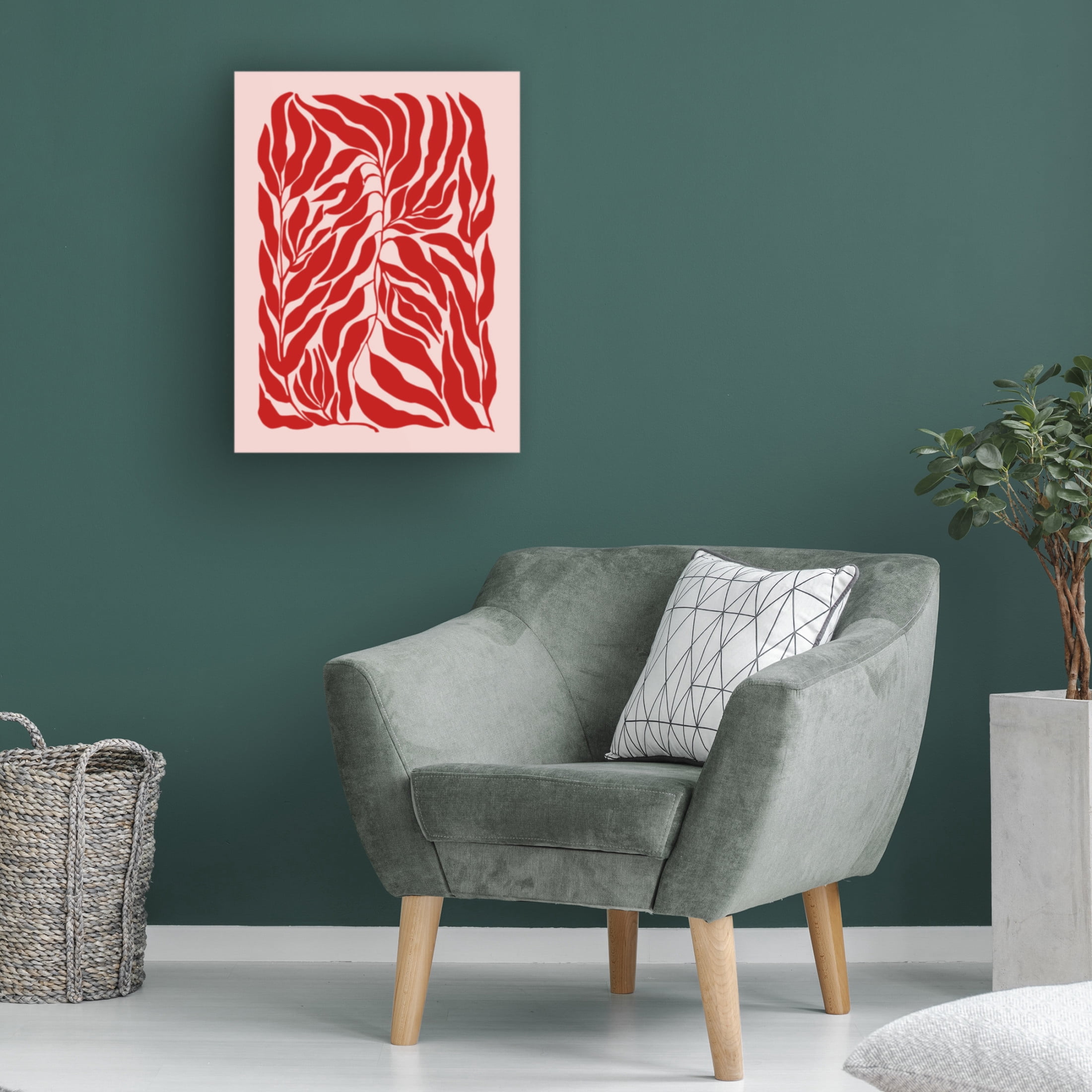 Trademark Fine Art Elena Ristova red15 Canvas Wall Art