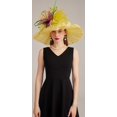 thumbnail image 4 of Women's Kentucky Derby Church Dress Hat Wide Brim Leaf Flower Bridal Shower Hat, 4 of 5