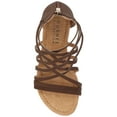 thumbnail image 5 of Journee Womens Hanni Gladiator Flat Sandals, Widths Available, 5 of 10