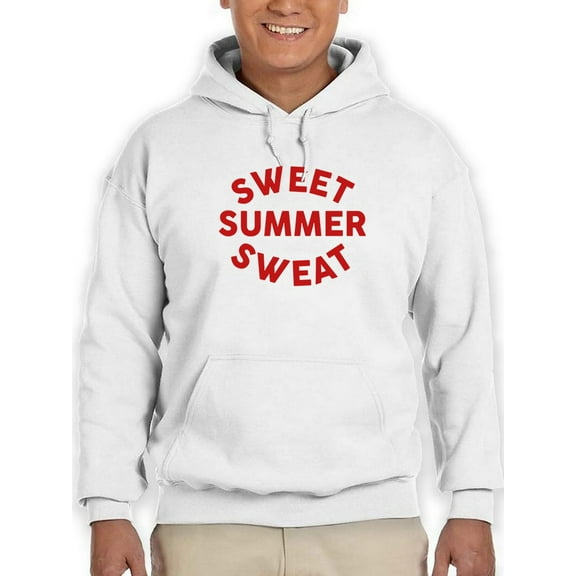 Sweet Summer Sweat Quote Hoodie Men -GoatDeals Designs, Male 3X-Large