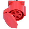 thumbnail image 2 of Industrial Power Socket, Anti-drop Design Heat Resistance 3-Phase Industrial Power Socket  For Water Conservancy For Railway, 2 of 8