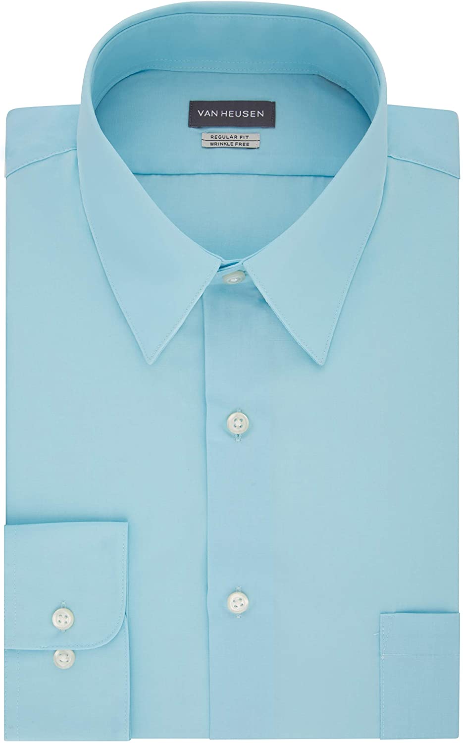 Van Heusen Men's Poplin Regular Fit 