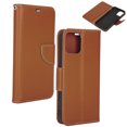 thumbnail image 4 of Funda Para Teléfono, Funda Para Teléfono Tipo Billetera, Protección De Cuerpo Completo, Antiarañazos Para 12 Pro ANGGREK Marrón, 4 of 8