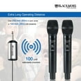 thumbnail image 3 of Blackmore Pro Audio Bmp-12 Dual UHF Microphone System, 3 of 10