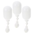 thumbnail image 1 of FONDOTIN 3Set White Plastic Floating Ball Valves for Water Tank Float 13x4cm, 1 of 8
