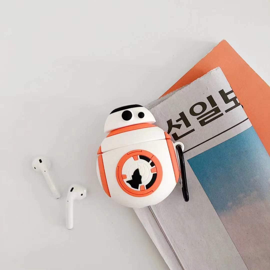 Airpod Case for Apple Airpods 1&2, Cute 3D Funny Cartoon Soft Silicone  Cover, Kawaii Fun Cool Keycha…See more Airpod Case for Apple Airpods 1&2,  Cute