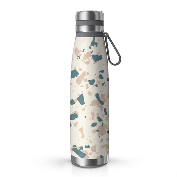 Camouflage 29oz Stainless Steel Insulated Thermos with Tea Filter, 360° Printed Travel Bottle, Leakproof BPA-Free Flask with Anti-Slip Base, 304 Inner & 201 Outer, Vacuum Cup