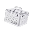 thumbnail image 4 of Contenedor de almacenamiento de frutas, organizador para refrigerador, apilable, a prueba de fugas, de ventilación, contenedor ahorrador de L, 4 of 8