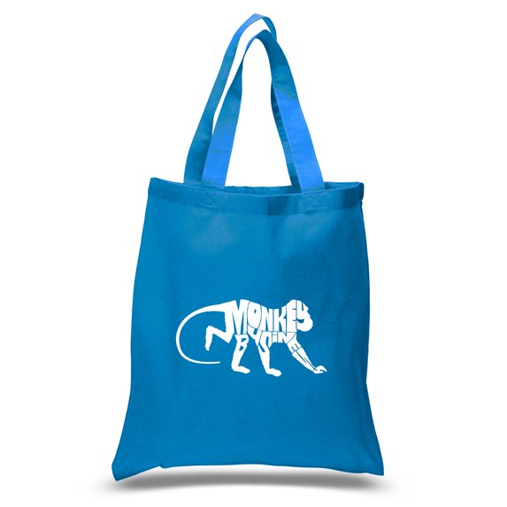LA Pop Art Small Word Art Tote Bag - Monkey Business