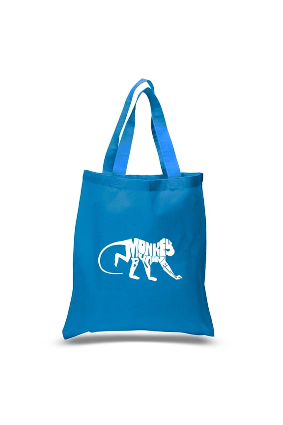 Small Word Art Tote Bag - Monkey Business