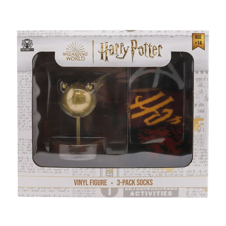 Harry Potter Vinyl Golden Snitch Figure and Sock Bundle - Walmart.com