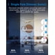 thumbnail image 3 of Interruptor regulador inteligente Meross MSS560, paquete de 4 unidades, WiFi, Apple HomeKit, 3 of 8