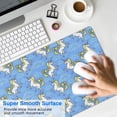 thumbnail image 4 of Long Mouse Pads for Desk,Blue Cartoon Unicorn Cloud Pattern Desk Mats on Top Of Desks, Desk Mouse Pad Extra Large with 3mm Non-Slip Base and Stitched Edge for Gaming,Office,Work,Home 31.5"x11.8", 4 of 6