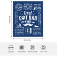 thumbnail image 6 of Cat Dad Throw Blanket , Cat Dad Gifts for Men, Cat Daddy Gifts, Birthday Gift for Cat Lover, Cat Lovers Gifts for Men, Best Cat Dad Ever, Gifts for Cat Dads Blue-cat Dad, 6 of 7