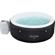 YANPO SaluSpa Miami AirJet Inflatable Hot Tub | Portable Spa with Rapid-Heating & Water-Filtration System | 120 AirJets Release Calming Bubbles | Fits Up to 4 People