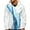Light Blue, variant on Lilgiuy Men's Zip Sweatshirt Plus Size Long Sleeve Gradient Tie-Dye Print with Hooded Sweatshirt Jacket for Halloween Christmas
