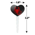 thumbnail image 6 of Red Tribal Scorpion Heart Love Cupcake Picks Toppers Decoration Set of 6, 6 of 6