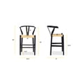 thumbnail image 6 of Poly and Bark Weave Counter Stool in Black, 6 of 10